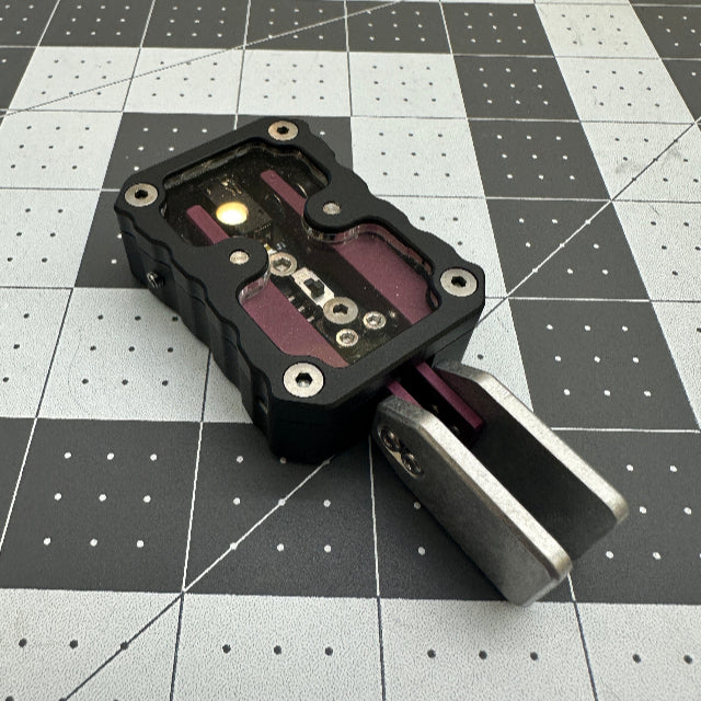 Black with Black Cherry