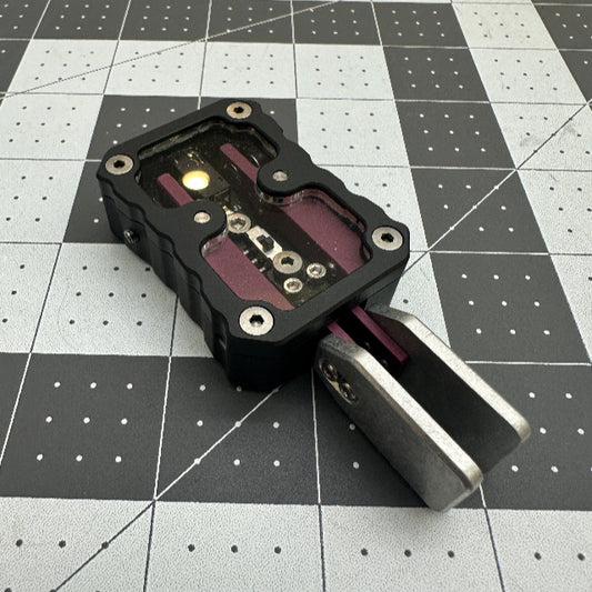 Black with Black Cherry