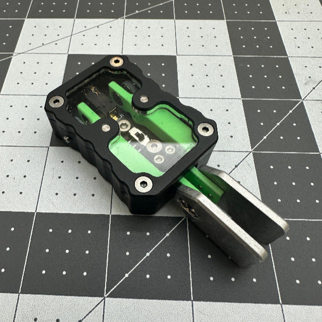 Black and Bright Green Arms